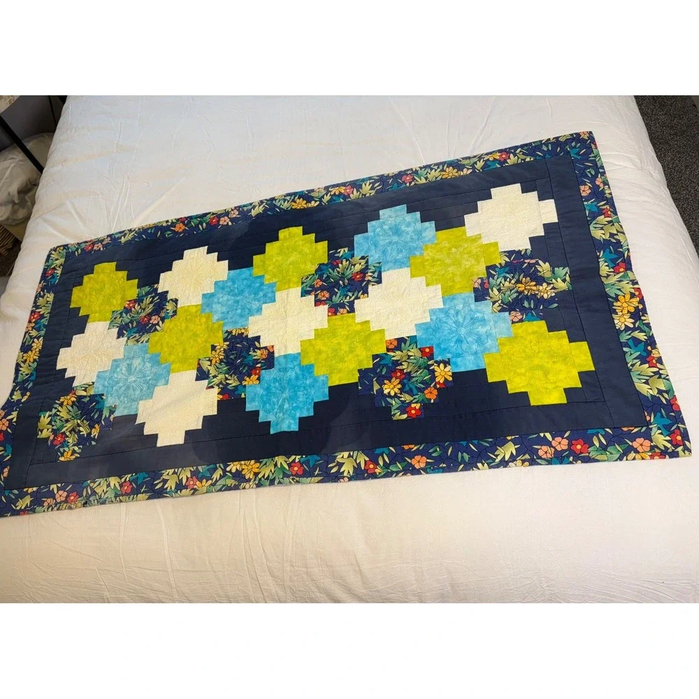 Vintage Handmade Patchwork Quilt~45